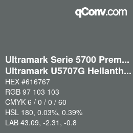 カラーコード: Ultramark Serie 5700 Premium - Ultramark U5707G Hellanthrazit | qconv.com