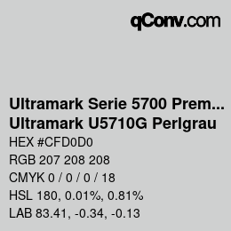 Farbcode: Ultramark Serie 5700 Premium - Ultramark U5710G Perlgrau | qconv.com