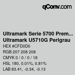 カラーコード: Ultramark Serie 5700 Premium - Ultramark U5710G Perlgrau | qconv.com