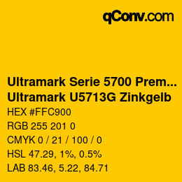 Farbcode: Ultramark Serie 5700 Premium - Ultramark U5713G Zinkgelb | qconv.com