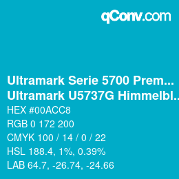 Farbcode: Ultramark Serie 5700 Premium - Ultramark U5737G Himmelblau | qconv.com