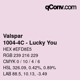 Farbcode: Valspar - 1004-4C - Lucky You | qconv.com