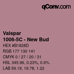 Color code: Valspar - 1006-5C - New Bud | qconv.com