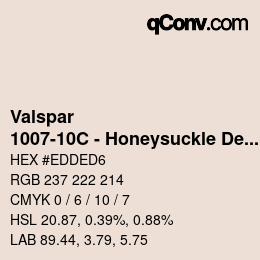 Code couleur: Valspar - 1007-10C - Honeysuckle Delight | qconv.com