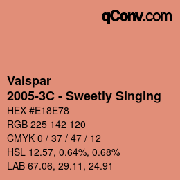 Color code: Valspar - 2005-3C - Sweetly Singing | qconv.com