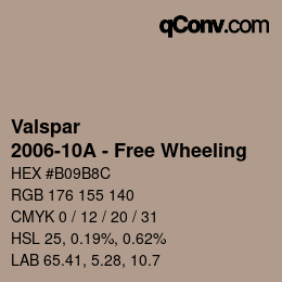 Color code: Valspar - 2006-10A - Free Wheeling | qconv.com