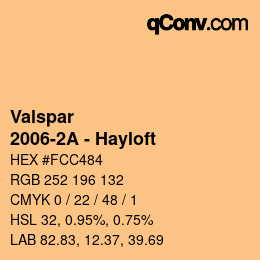 Código de color: Valspar - 2006-2A - Hayloft | qconv.com