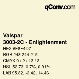 Code couleur: Valspar - 3003-2C - Enlightenment | qconv.com