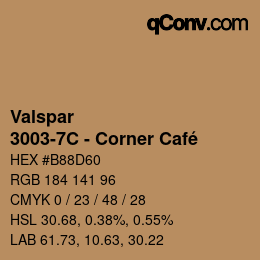 Farbcode: Valspar - 3003-7C - Corner Café | qconv.com
