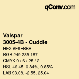 Farbcode: Valspar - 3005-4B - Cuddle | qconv.com