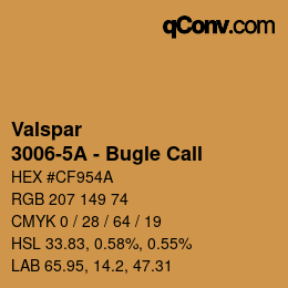 Color code: Valspar - 3006-5A - Bugle Call | qconv.com