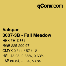 カラーコード: Valspar - 3007-3B - Fall Meadow | qconv.com