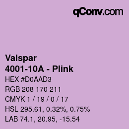 カラーコード: Valspar - 4001-10A - Plink | qconv.com