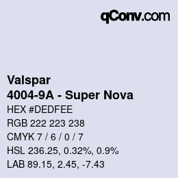 カラーコード: Valspar - 4004-9A - Super Nova | qconv.com