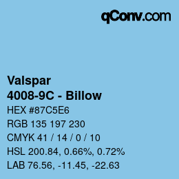 Farbcode: Valspar - 4008-9C - Billow | qconv.com