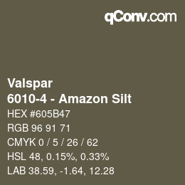 カラーコード: Valspar - 6010-4 - Amazon Silt | qconv.com