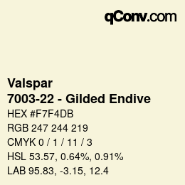Farbcode: Valspar - 7003-22 - Gilded Endive | qconv.com