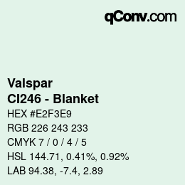 カラーコード: Valspar - CI246 - Blanket | qconv.com