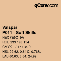 Farbcode: Valspar - P011 - Soft Skills | qconv.com