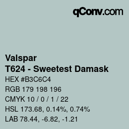 Color code: Valspar - T624 - Sweetest Damask | qconv.com