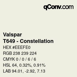 Color code: Valspar - T649 - Constellation | qconv.com