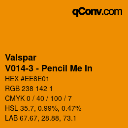 カラーコード: Valspar - V014-3 - Pencil Me In | qconv.com