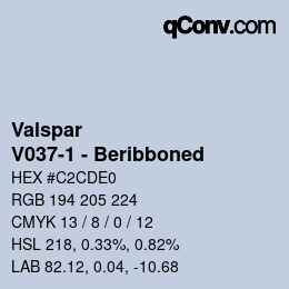 Color code: Valspar - V037-1 - Beribboned | qconv.com