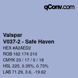 Farbcode: Valspar - V037-2 - Safe Haven | qconv.com