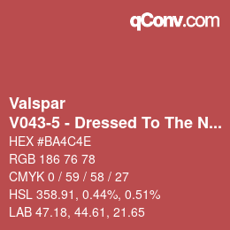 Color code: Valspar - V043-5 - Dressed To The Nines | qconv.com