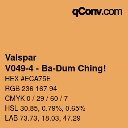 Farbcode: Valspar - V049-4 - Ba-Dum Ching! | qconv.com
