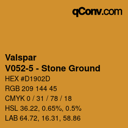 Color code: Valspar - V052-5 - Stone Ground | qconv.com