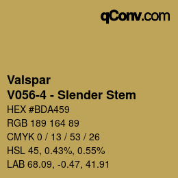 Farbcode: Valspar - V056-4 - Slender Stem | qconv.com
