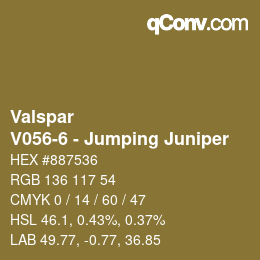 Farbcode: Valspar - V056-6 - Jumping Juniper | qconv.com