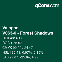Code couleur: Valspar - V063-6 - Forest Shadows | qconv.com