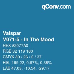 Color code: Valspar - V071-5 - In The Mood | qconv.com