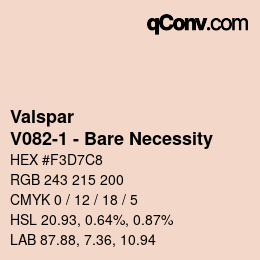 カラーコード: Valspar - V082-1 - Bare Necessity | qconv.com - big