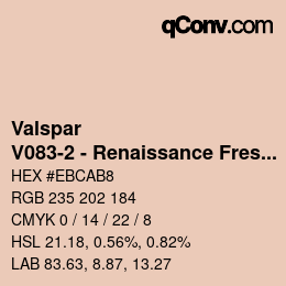 Código de color: Valspar - V083-2 - Renaissance Fresco | qconv.com