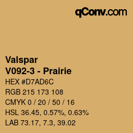 カラーコード: Valspar - V092-3 - Prairie | qconv.com