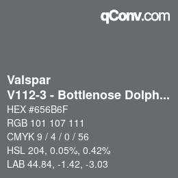 Color code: Valspar - V112-3 - Bottlenose Dolphin | qconv.com