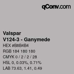 Farbcode: Valspar - V124-3 - Ganymede | qconv.com