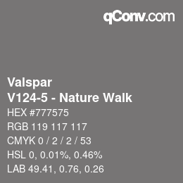 カラーコード: Valspar - V124-5 - Nature Walk | qconv.com