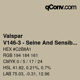 Farbcode: Valspar - V146-3 - Seine And Sensibility | qconv.com