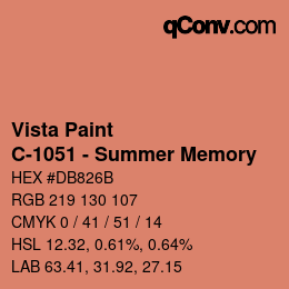 カラーコード: Vista Paint - C-1051 - Summer Memory | qconv.com