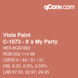 カラーコード: Vista Paint - C-1073 - It´s My Party | qconv.com