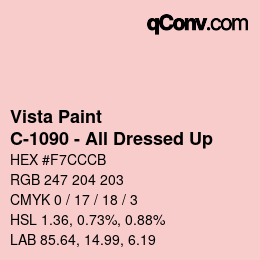 Farbcode: Vista Paint - C-1090 - All Dressed Up | qconv.com