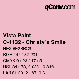 Color code: Vista Paint - C-1132 - Christy´s Smile | qconv.com