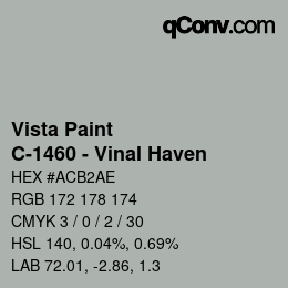 カラーコード: Vista Paint - C-1460 - Vinal Haven | qconv.com