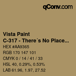 Farbcode: Vista Paint - C-317 - There´s No Place Like Home | qconv.com