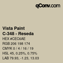 Color code: Vista Paint - C-348 - Reseda | qconv.com
