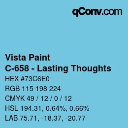 Código de color: Vista Paint - C-658 - Lasting Thoughts | qconv.com